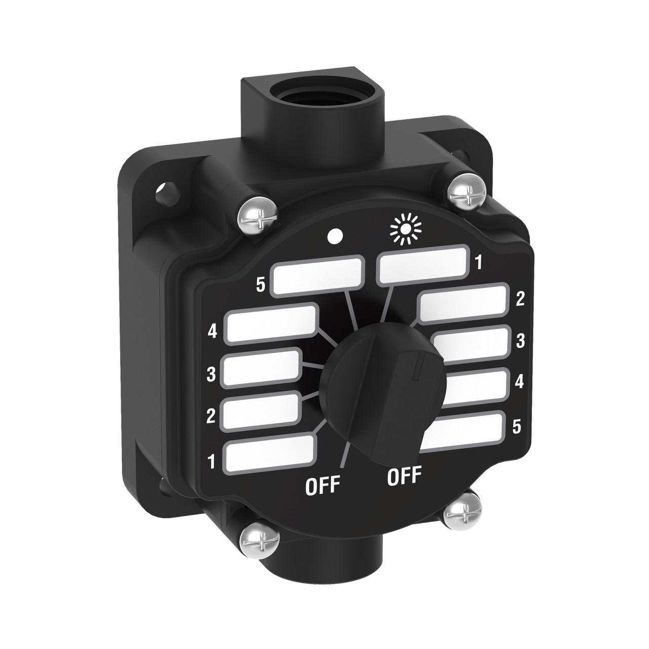 Banner Engineering EZ-LIGHT Controller; 12-position rotary switch